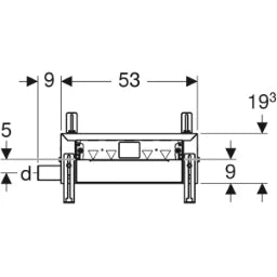 GEBERIT GE Kombifix Duschelement Abgang d50 457534   – 457.534.00.1