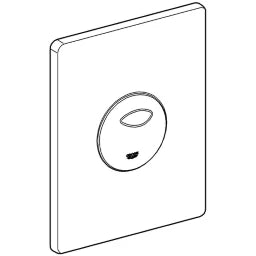 GROHE Grohe-Dal Abdeckplatte Skate neu chrom   – 38 862 000