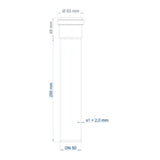 POLOPLAST PO Steckmuffenrohr POLO-KAL NG DN 50/250   – 02021