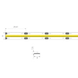 BILTON BL COR Pure COB LED-Strip 980lm/m 24VDC 10W/m IP20 940 5m  – 171846_00
