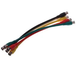 TRIAX F-Verbindungskabel für Multischalter Anl agen mit geraden Quick-F-Steckern, 5-far  – 305309