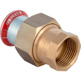 GEBERIT GE Mapress C-Stahl Durchgangsverschr. d22mm x Rp1 verzinkt  – 25305