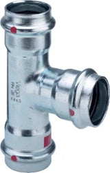 VIEGA Viega T-Stück mit SC Prestabo 1118 in 15x18x15mm Stahl verzinkt   – 642 549