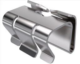 OBO Deckelklammer für Deckel ungelocht 19x25 x19 Edelstahl, rostfrei A2 1.4310 blank,  – 6052810