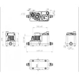 SFA Sanicom Schmutzwasserhebeanlage für alle Abwässer außer Fäkalien  – 0027NM20