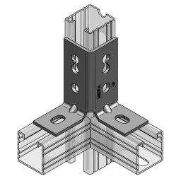MEFA Winkelverbinder C-Profil 45 90 Anzahl Schenkel 2  – 08123200