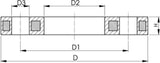 FISCHER GEORG GF Losflansch PP-GF m.Stahleinlage PN16 d 90DN80 f.Stumpfschweiss-System   – 727700313