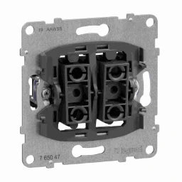LEGRAND SEANO Einsatz Rollladen-/Jalousieschalte r mechanischer Verriegelung, 2 Tasten  – 765047
