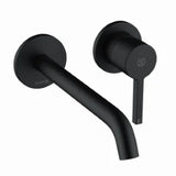 KLUDI Kludi Nova Fonte PURA 2-LOCH-Wandmischer 220mm, mattschwarz  – 202453915