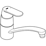 GROHE Grohe Eurosmart Cosmopolitan Spültisch-Mischer, chrom   – 32 842 000