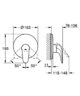 SEITEC Erdkabel-Übergangskasten LAK 75/2 D02 2xDO1 (E14) ohne Sicherungsmaterial grau   – ST373