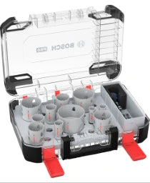BOSCH POWER TOOLS PRO Multi Material PC Plus Lochsägen-Set , 20, 64, 76 mm, 14-tlg.  – 2 608 594 425