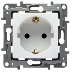LEGRAND Schutzkontaktsteckdose Spreizkrall e Farbe: Ultraweiß  – 664531