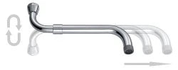 NEOPERL Neoperl S-Auslauf 3/4" 280-480mm ausziehbar  – 16630096