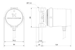 GRUNDFOS Grundfos Zirkulationspumpe COMFORT 15-14 B T DACH  – 93094997