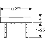 GEBERIT GE Pluvia Einbaustaender 359125  – 359.125.00.1