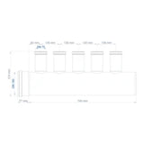 POLOPLAST PO Lüftungsverteiler POLO-KWL DN 160/5x75   – 03000
