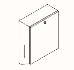 KWC AUSTRIA KWC Rodan Papierhandtuchspender AP-Montage, 335x275x112mm  – 2000090056