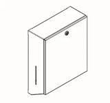 KWC AUSTRIA KWC Rodan Papierhandtuchspender AP-Montage, 335x275x112mm  – 2000090056