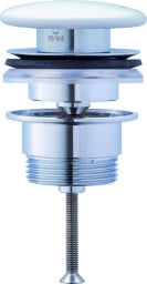 DURAVIT Duravit Push-open Ventil mit keramischer Ventilabdeckhaube, weiss  – 0050790000