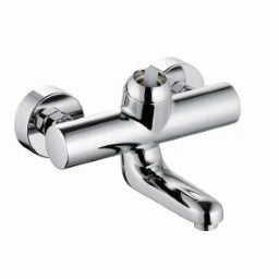 KLUDI Kludi Provita Wand-Einhandmischer ohne Hebel, Ausladung 183mm, chrom  – 335300500
