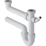 GEBERIT GE Fertigablauf 2teilig in PP d50mm x G1 1/2 weiss   – 152.715.11.1