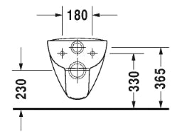 DURAVIT Duravit D-Code Rimless Set  – 45700900A1