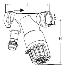 TA THERM-ZERO 1/2" HT 35-80 FWW 52 Grad   – 52820815