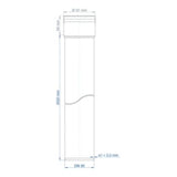 POLOPLAST PO Steckmuffenrohr POLO-KAL XS DN 90/3000  – 102076