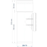 POLOPLAST PO Reinigungsrohr POLO-KAL XS DN 75  – 102343