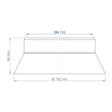 POLOPLAST PO Regenkragen POLO-KAL DN 110   – 07933