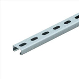 OBO Profilschiene gelocht, Schlitzweite 22mm 2000x41x21mm Stahl bandverzinkt  – 1123672