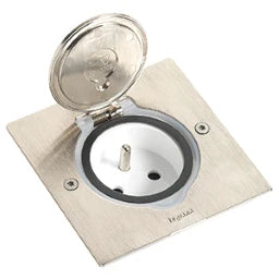 LEGRAND Deckelsatz 1x2-Modul Inox Quad  – 089700