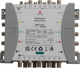 TRIAX Kaskaden-Multischalter 5 Ein/16 Ausgänge ohne Netzteil  – 318615