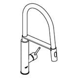 GROHE Grohe Einhand-Spültischbatterie Concetto 31491 ausziehbare Profibrause chrom  – 31 491 000