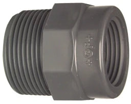 FISCHER GEORG GF Muffennippel reduziert PVC-U 1"x1/2" AGxIG   – 721910842