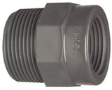 FISCHER GEORG GF Muffennippel reduziert PVC-U 1"x1/2" AGxIG   – 721910842