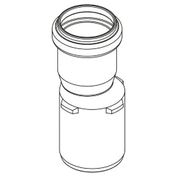 REHAU RAUPIANO PLUS Übergangsrohr DN 40/32   – 11326101001