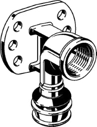 VIEGA Viega Wandscheibe mit SC Raxofix 5325.5 in 20mm x Rp3/4 Siliziumbronze   – 645 939