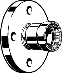 VIEGA Viega Flanschübergang mit SC Megapress S 4359.6 in 3/4 Zoll Stahl Zn-Ni besch.   – 777 661