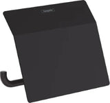 HANSGROHE HG AddStoris Papierrollenhalter mit Deckel mattschwarz  – 41753670