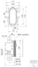 STEINBERG Steinberg Universal Unterputzkörper 1/2" für Wanne/Brause u. Brause-Einhebel   – 010 2110 3