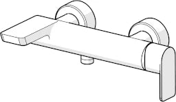 HANSA Hansa Stela Wannenf.u.Brausebatterie chrom   – 5774 2173