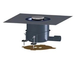 HUTTERER & LECHNER HL570 FlexBox Installations-Set, mit Edelstahl-Abdeckung   – HL570