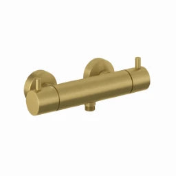 KLUDI Kludi Bozz Therm.-Brausearmatur ohne Brausegarnitur brushed gold  – 35203N038