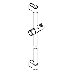 GROHE Grohe Tempesta 110 Brausestange 600mm chrom  – 27 523 001