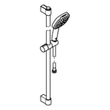 GROHE Grohe Brausestangenset Tempesta Cube 110 27789_3 900mm 3 Strahlarten chrom  – 27 789 003