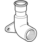 GEBERIT GE Mapress Edelstahl Gas Anschlusswinkel 90 Gr. d22mm x Rp1/2  – 34139