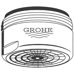 GROHE Grohe Mousseur AG 15l/min bei 3 bar M24x1 chrom   – 13 929 000