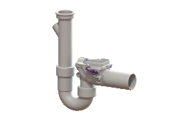 KESSEL KESSEL-Rückstauverschluss Staufix Siphon, DN 50, Waschmaschine, Typ 5   – 73052